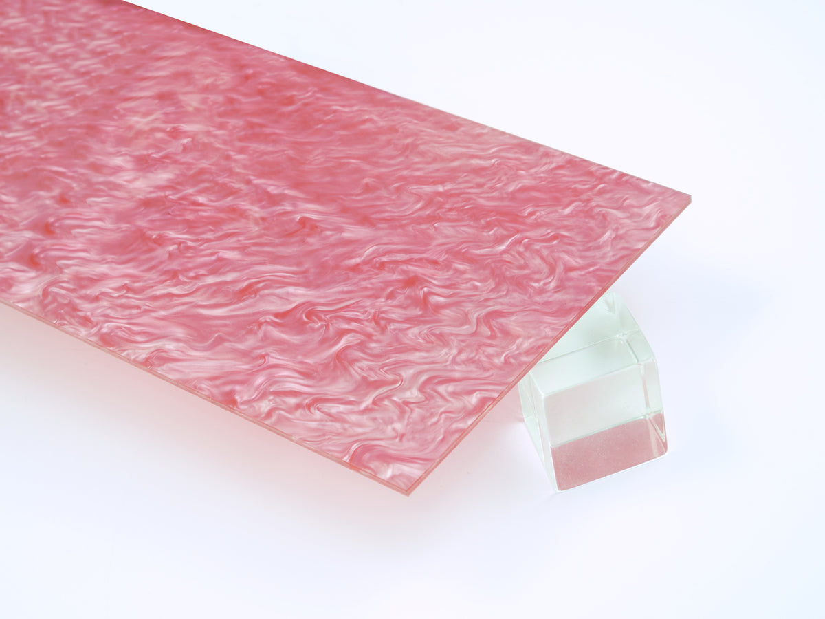 P011 Amaranth Pearl Acrylic Plexiglass Sheet, Top view - Canal Plastics Center