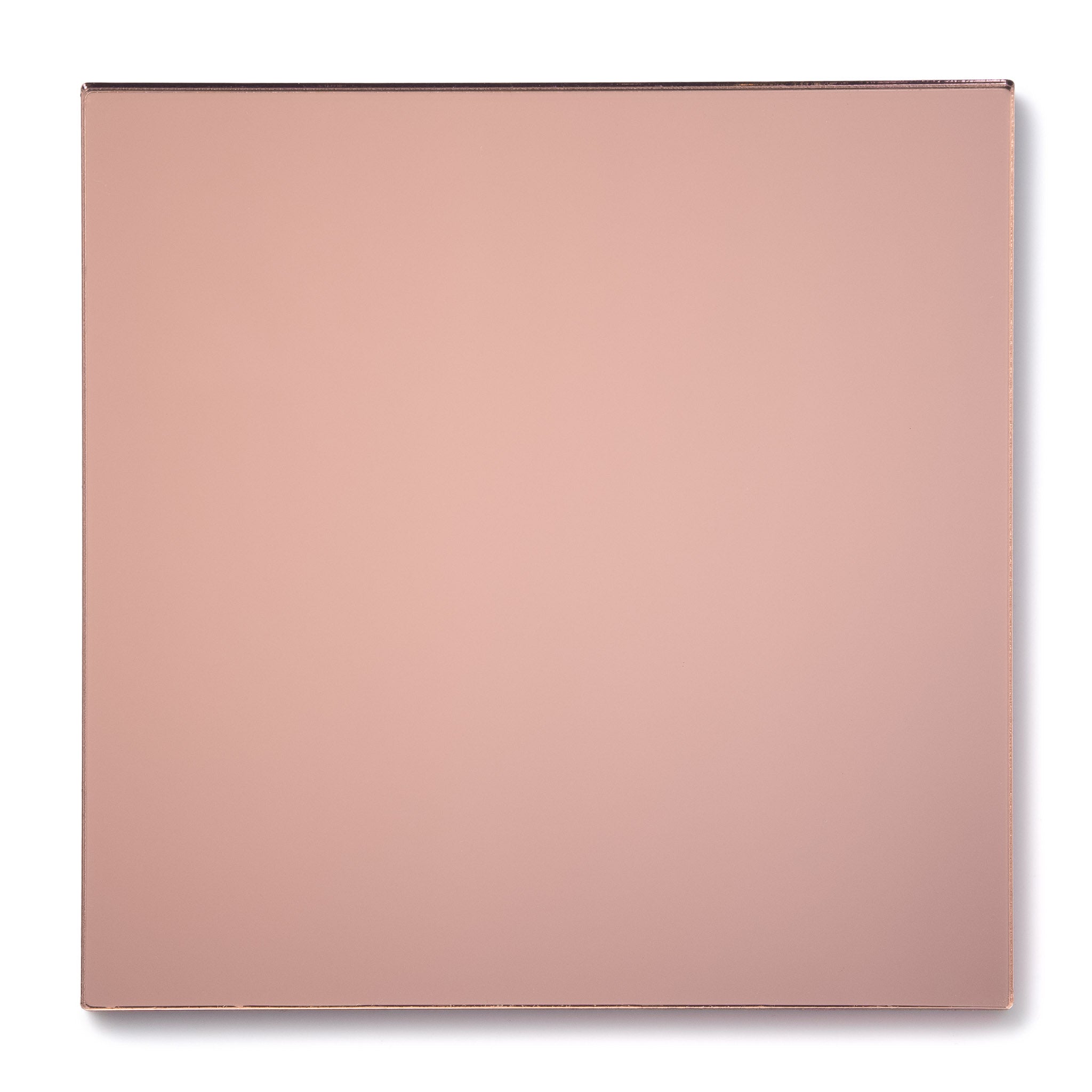 Rose Gold Mirror Acrylic Sheet Extruded Plexiglass Mirror Canal