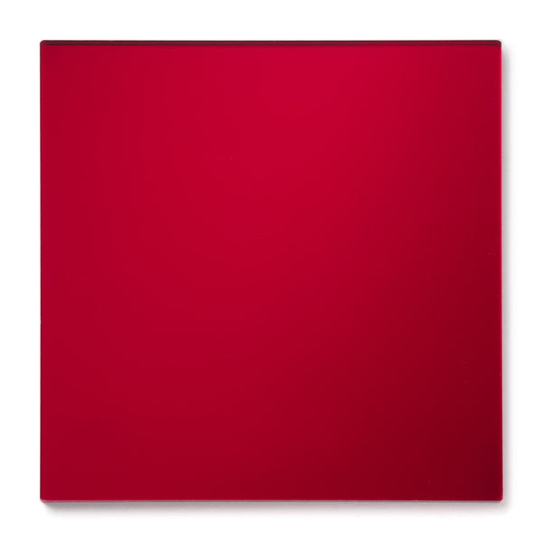 Red shop mirror acrylic
