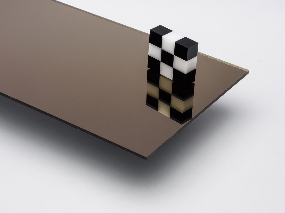 Bronze Mirror Acrylic Plexiglass Sheet, color 1600