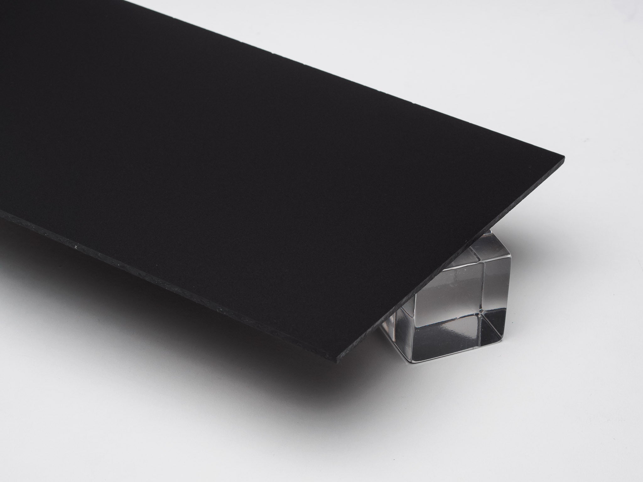 Black Opaque P95 Matte Acrylic Plexiglass Sheet Canal Plastics Center
