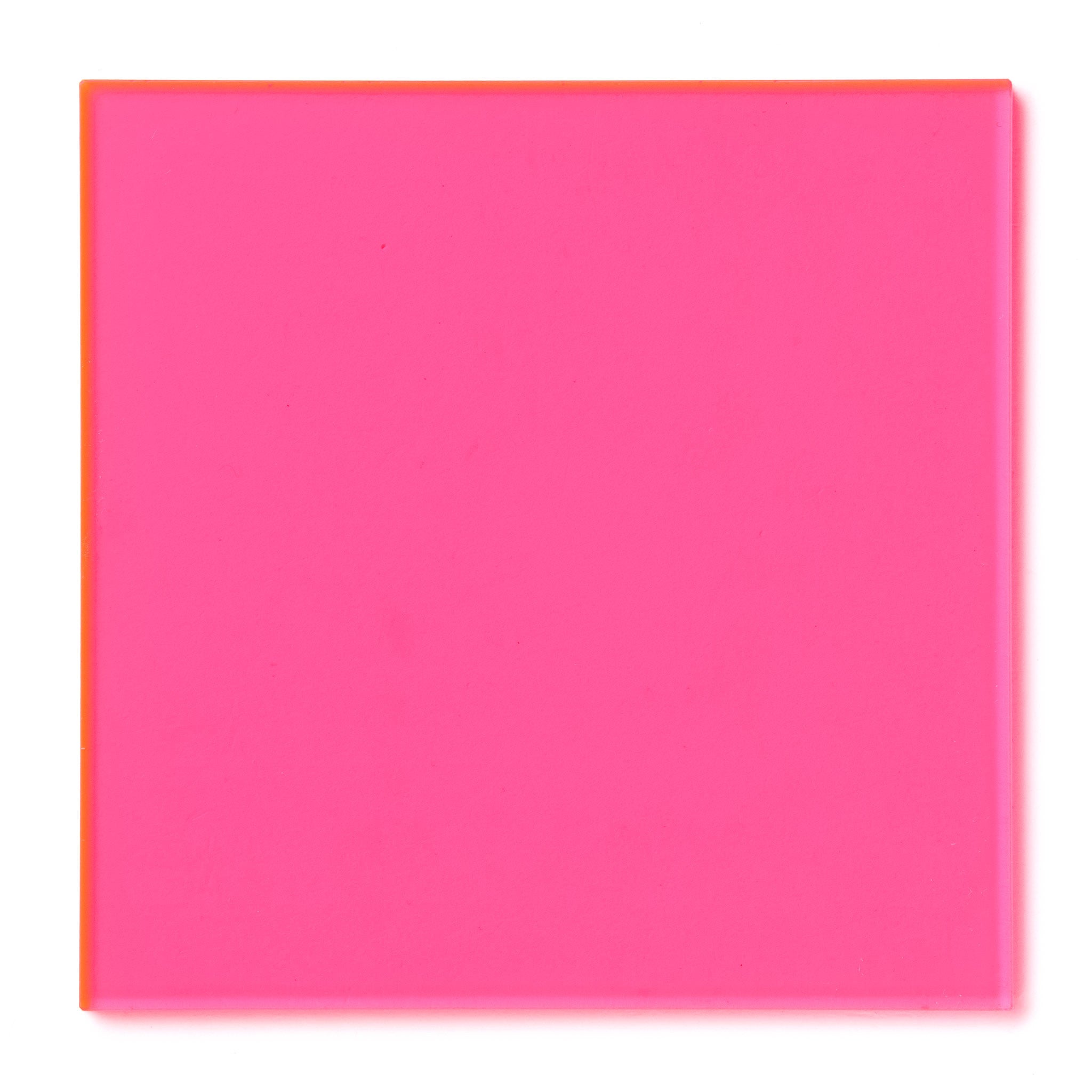 Pink Fluorescent Acrylic Plexiglass Sheet | Canal Plastics Center