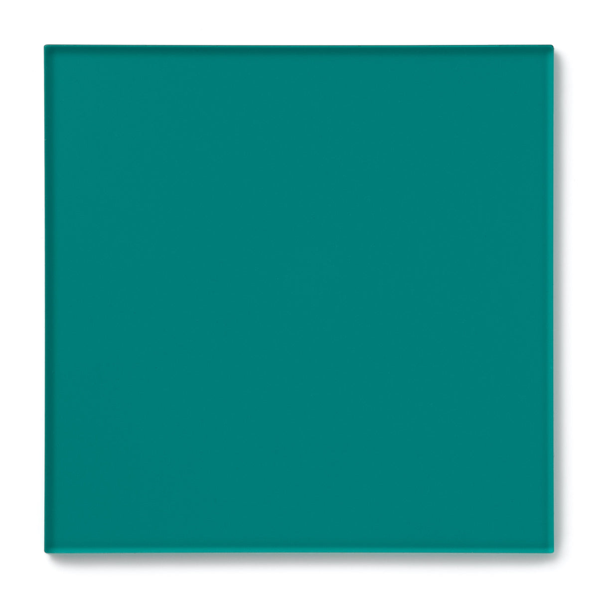 Teal Transparent Acrylic Plexiglass Sheet, Swatch view