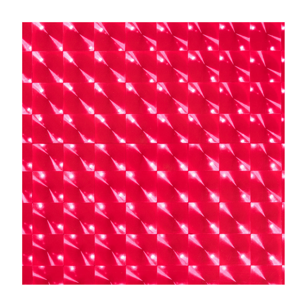 Fluorescent Pink Mirror Multi-Lens (25mm) Decorative Film