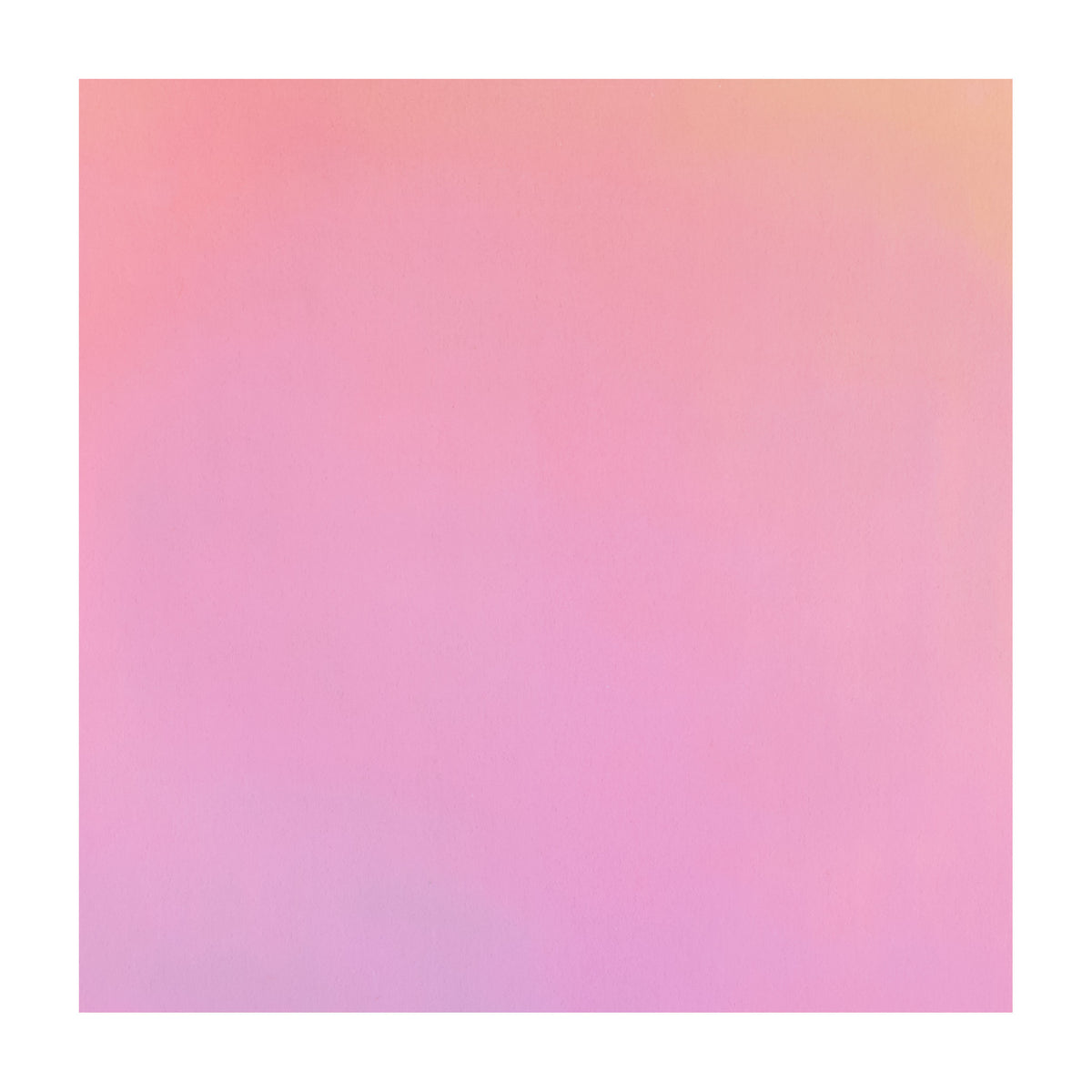 A piece of transparent decorative film with an iridescent effect, displaying colors like red, pink, yellow, and green depending on the viewing angle. Canal Plastics