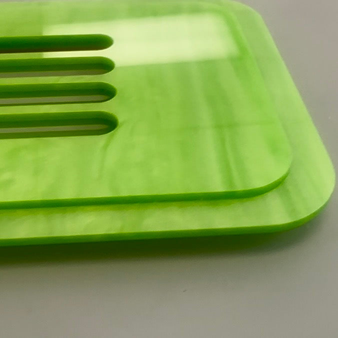 Laser Cut Green Pearlescent Acrylic Custom Cover