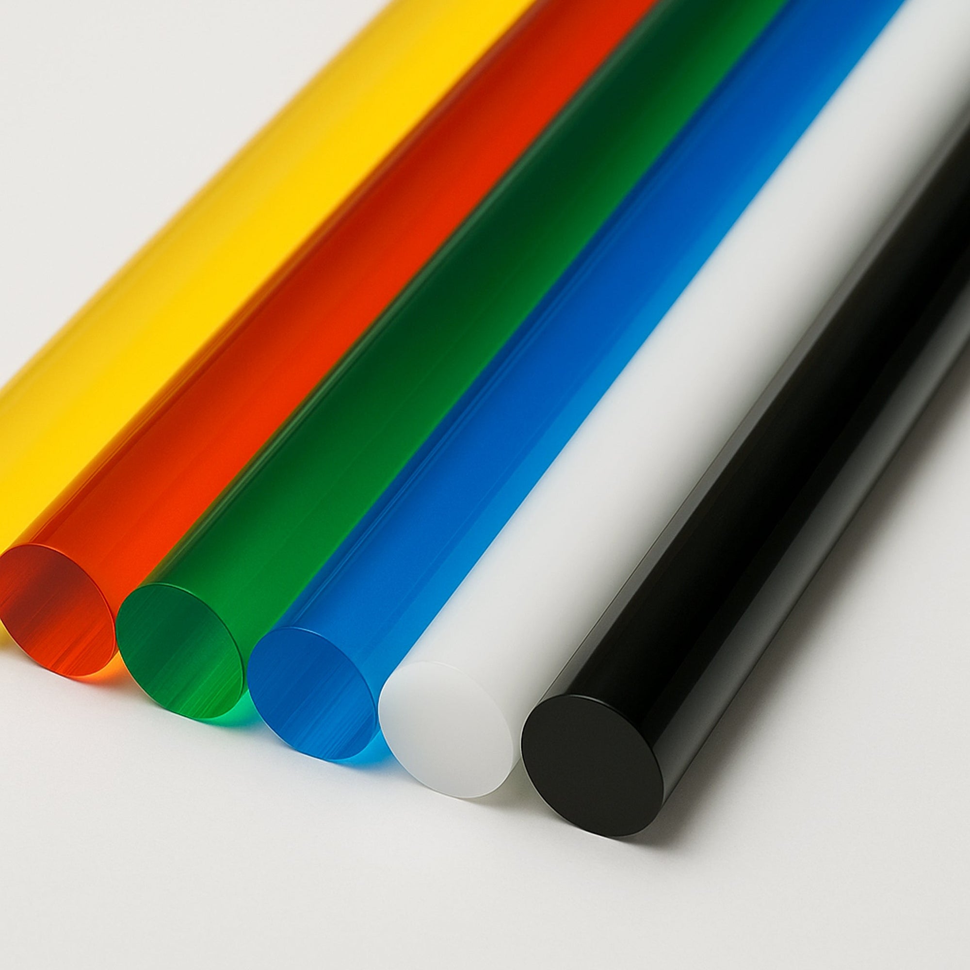 Colored Acrylic Rods | Canal Plastics Center