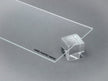 Clear Colorless Acrylic Plexiglass Sheet, Top view - Canal Plastics Center