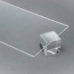 Clear Colorless Acrylic Plexiglass Sheet, Top view - Canal Plastics Center