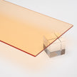Gold Transparent Acrylic Plexiglass Sheet, Top view - Canal Plastics Center