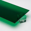 Green Transparent Acrylic Plexiglass Sheet, Top view - Canal Plastics Center
