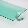 Light Green Transparent Acrylic Plexiglass Sheet, Top view - Canal Plastics Center