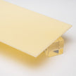 Ivory Opaque Acrylic Plexiglass Sheet, color 2146, Top view - Canal Plastics Center