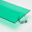 Mint Green Transparent Acrylic Plexiglass Sheet, Top view - Canal Plastics Center