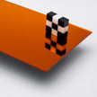 Amber Mirror Acrylic Plexiglass Sheet, color 2422, Top view - Canal Plastics Center