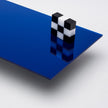 Dark Blue Mirror Acrylic Plexiglass Sheet, color 2424, Top view - Canal Plastics Center