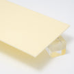 643P Vanilla Yellow Pastel Acrylic Plexiglass Sheet, Top view - Canal Plastics Center