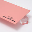 647P Salmon Pink Pastel Acrylic Plexiglass Sheet, Top view - Canal Plastics Center