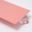 647P Salmon Pink Pastel Acrylic Plexiglass Sheet, Top view - Canal Plastics Center