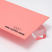 648P Coral Pink Pastel Acrylic Plexiglass Sheet, Top view - Canal Plastics Center