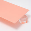 649P Peach Pink Pastel Acrylic Plexiglass Sheet, Top view - Canal Plastics Center
