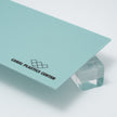 650P Glacier Blue Pastel Acrylic Plexiglass Sheet, Top view - Canal Plastics Center