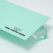 651P Seafoam Green Pastel Acrylic Plexiglass Sheet, Top view - Canal Plastics Center