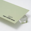 652P Olive Green Pastel Acrylic Plexiglass Sheet, Top view - Canal Plastics Center