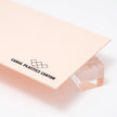653P Bellini Pink Pastel Acrylic Plexiglass Sheet, Top view - Canal Plastics Center