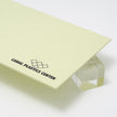 654P Meringue Yellow Pastel Acrylic Plexiglass Sheet, Top view - Canal Plastics Center