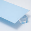 655P Aqua Blue Pastel Acrylic Plexiglass Sheet, Top view - Canal Plastics Center