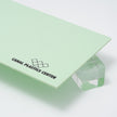 656P Tea Green Pastel Acrylic Plexiglass Sheet, Top view - Canal Plastics Center