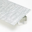 Arctic White Pearl Acrylic Plexiglass Sheet, Top view - Canal Plastics Center