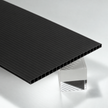 Black Coroplast Corrugated Plastic Sheet, 4mm - Canal Plastics Center