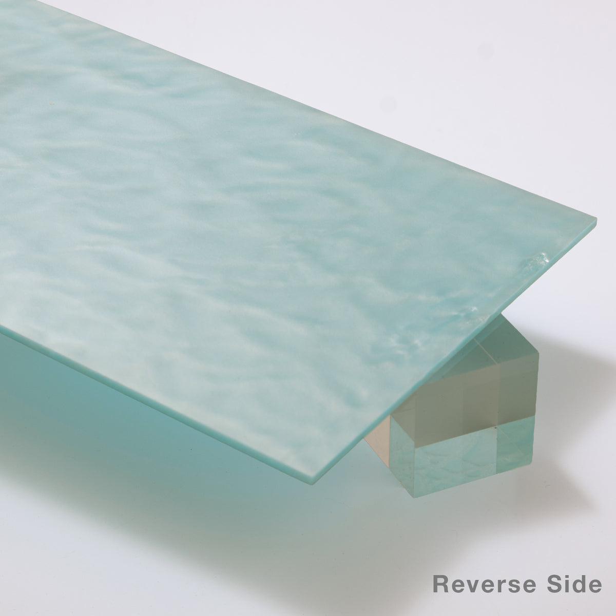 Lagoon Lace Acrylic Plexiglass Sheet, Reverse side - Canal Plastics Center