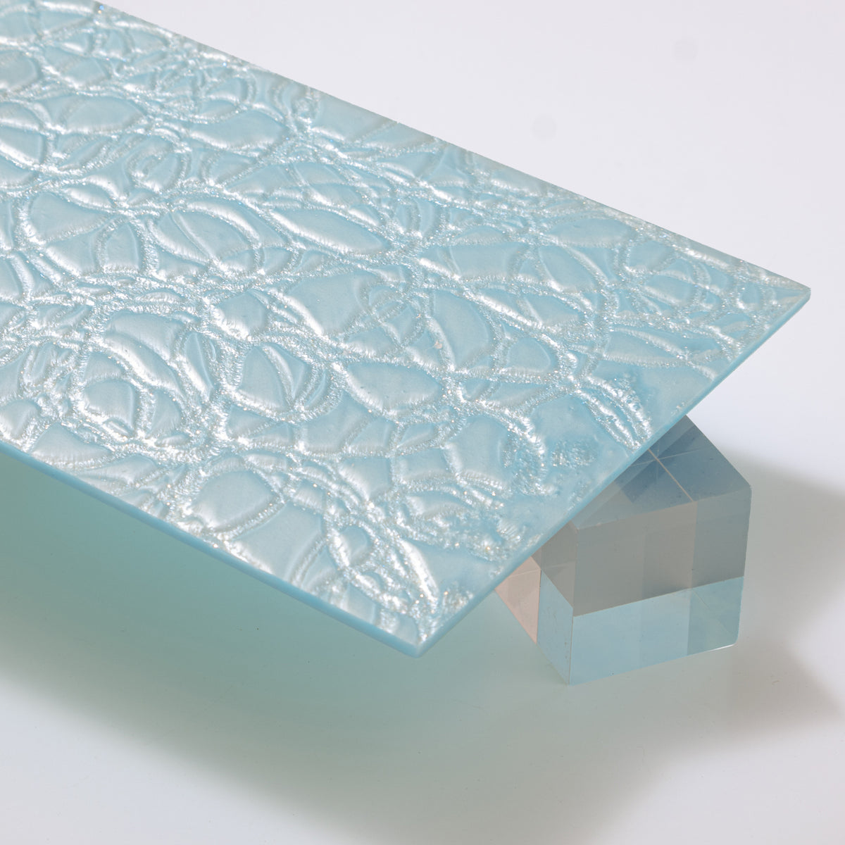 Lagoon Lace Acrylic Plexiglass Sheet, Top view - Canal Plastics Center