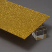 G202 Broadway Gold Glitter Acrylic Plexiglass Sheet, Top view - Canal Plastics Center