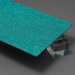 G702 Prospect Green Glitter Acrylic Plexiglass Sheet, Top view - Canal Plastics Center