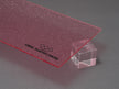 Canal Plastics Center Pink Shimmer Acrylic Plexiglass Sheet, Top View - Urban Spark Collection for crafts, signage, displays, and even furniture accents