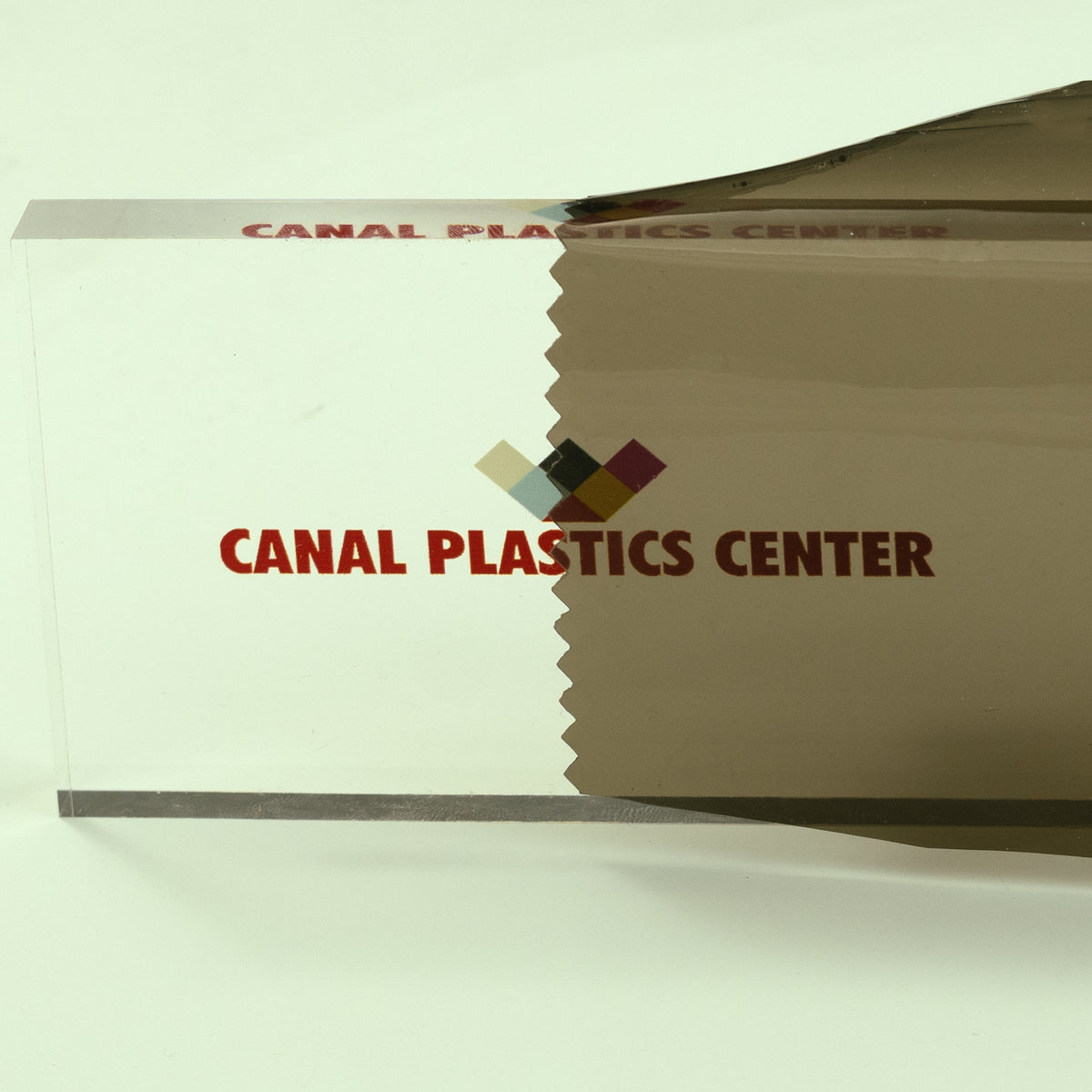 Charcoal Bronze Transparent Vinyl Roll - Canal Plastics Center