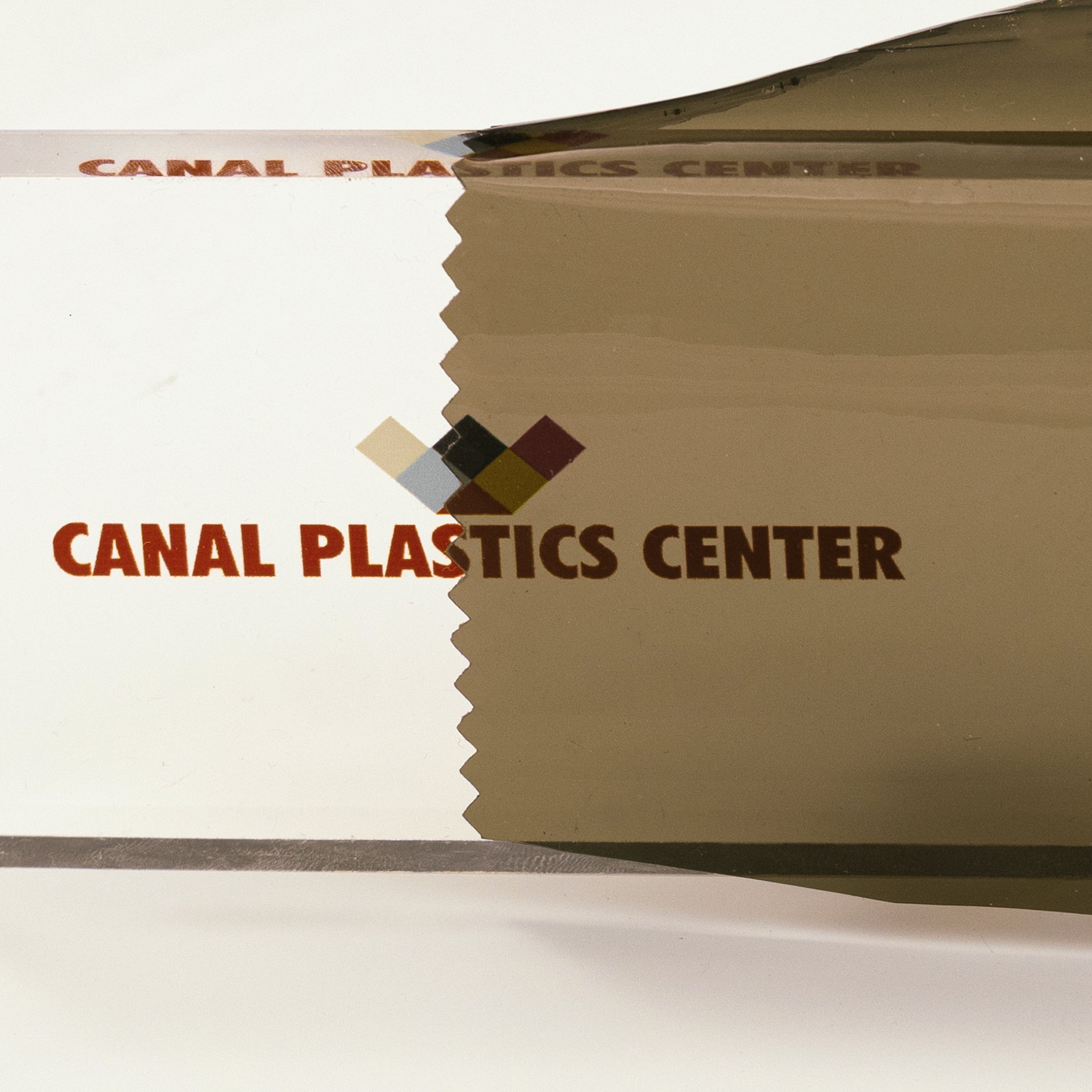 Charcoal Bronze Transparent Vinyl Roll - Canal Plastics Center