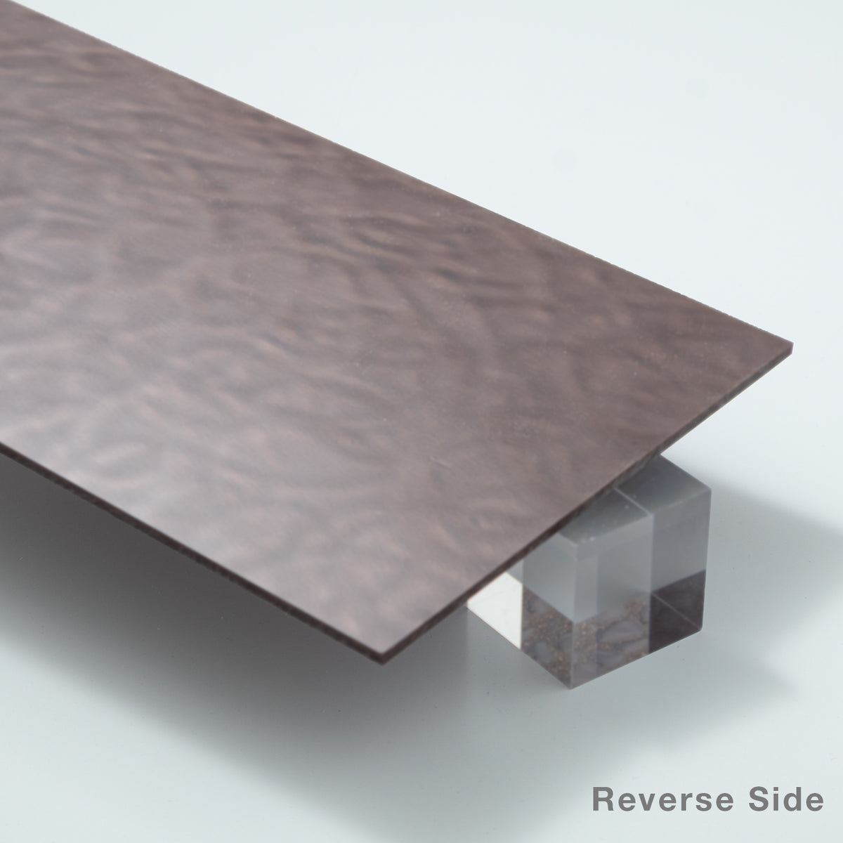 Cocoa Lace Acrylic Plexiglass Sheet, Reverse side - Canal Plastics Center