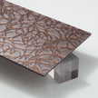 Cocoa Lace Acrylic Plexiglass Sheet, Top view - Canal Plastics Center