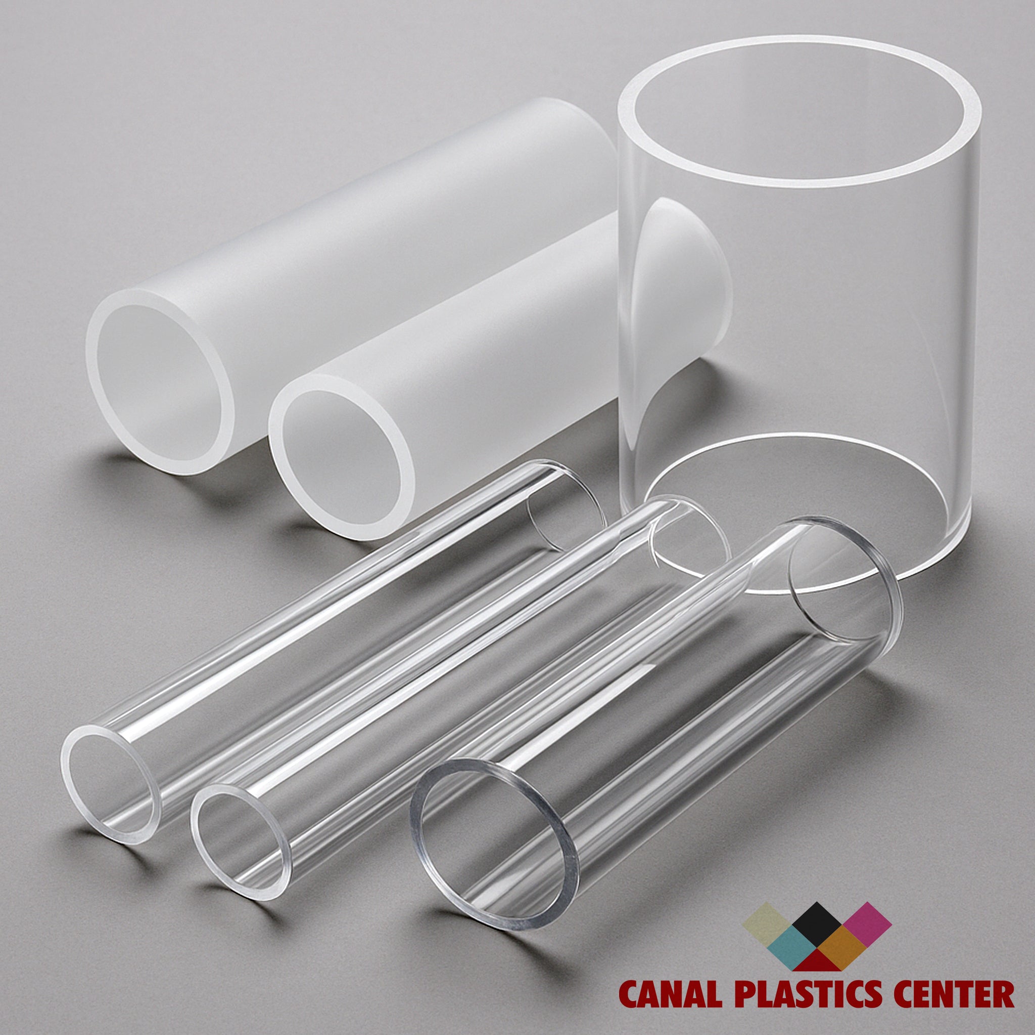Frosted Acrylic Round Tube