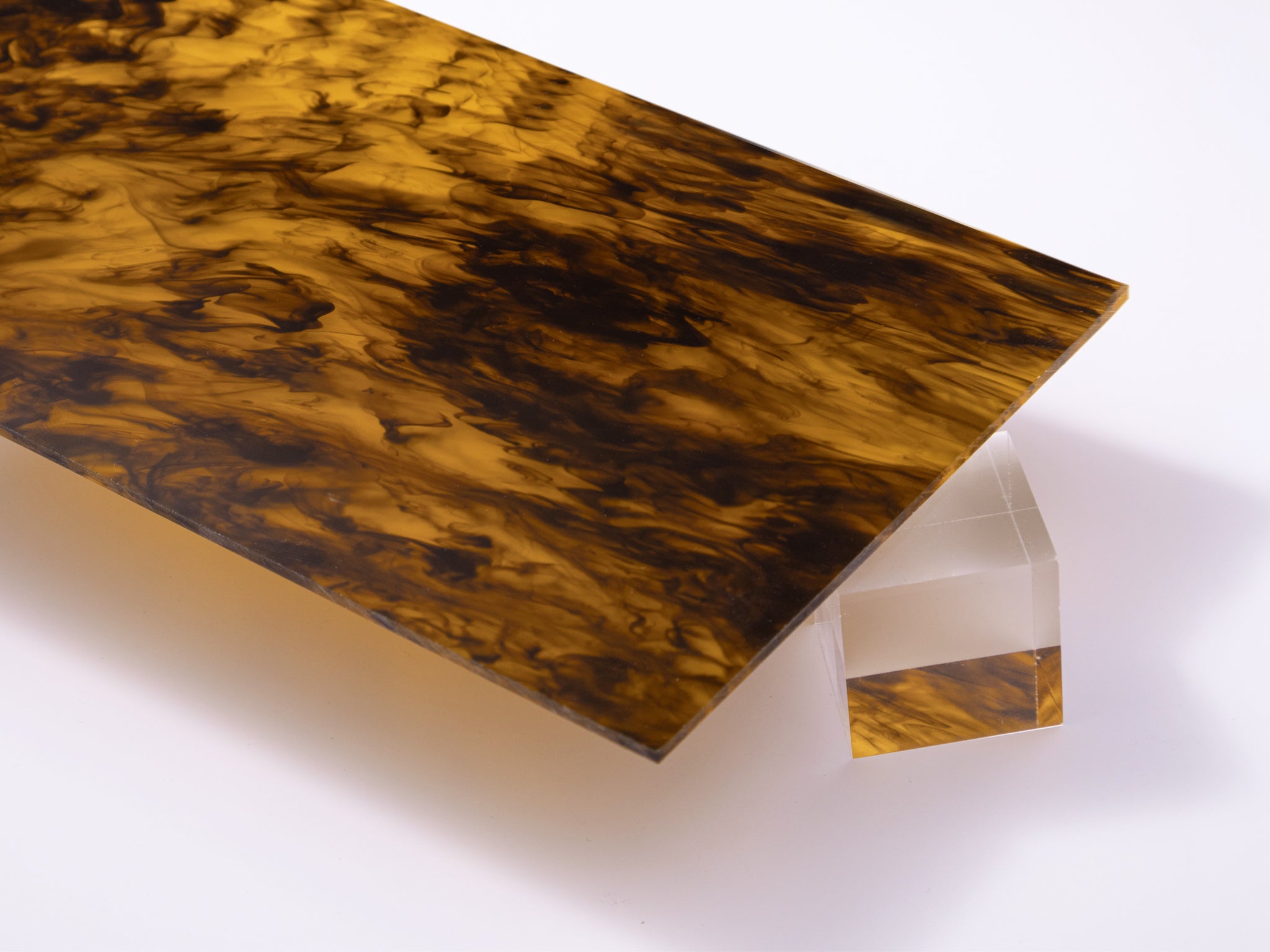 Cognac Tortoise Shell Acrylic Sheet