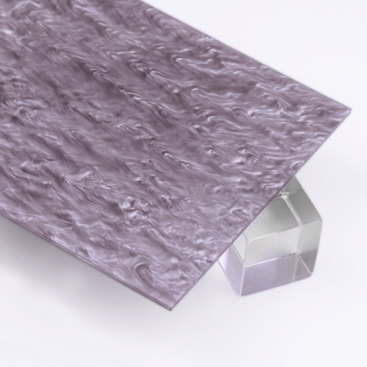 P004 Concrete Orchid Pearl Acrylic Plexiglass Sheet, Top view - Canal Plastics Center
