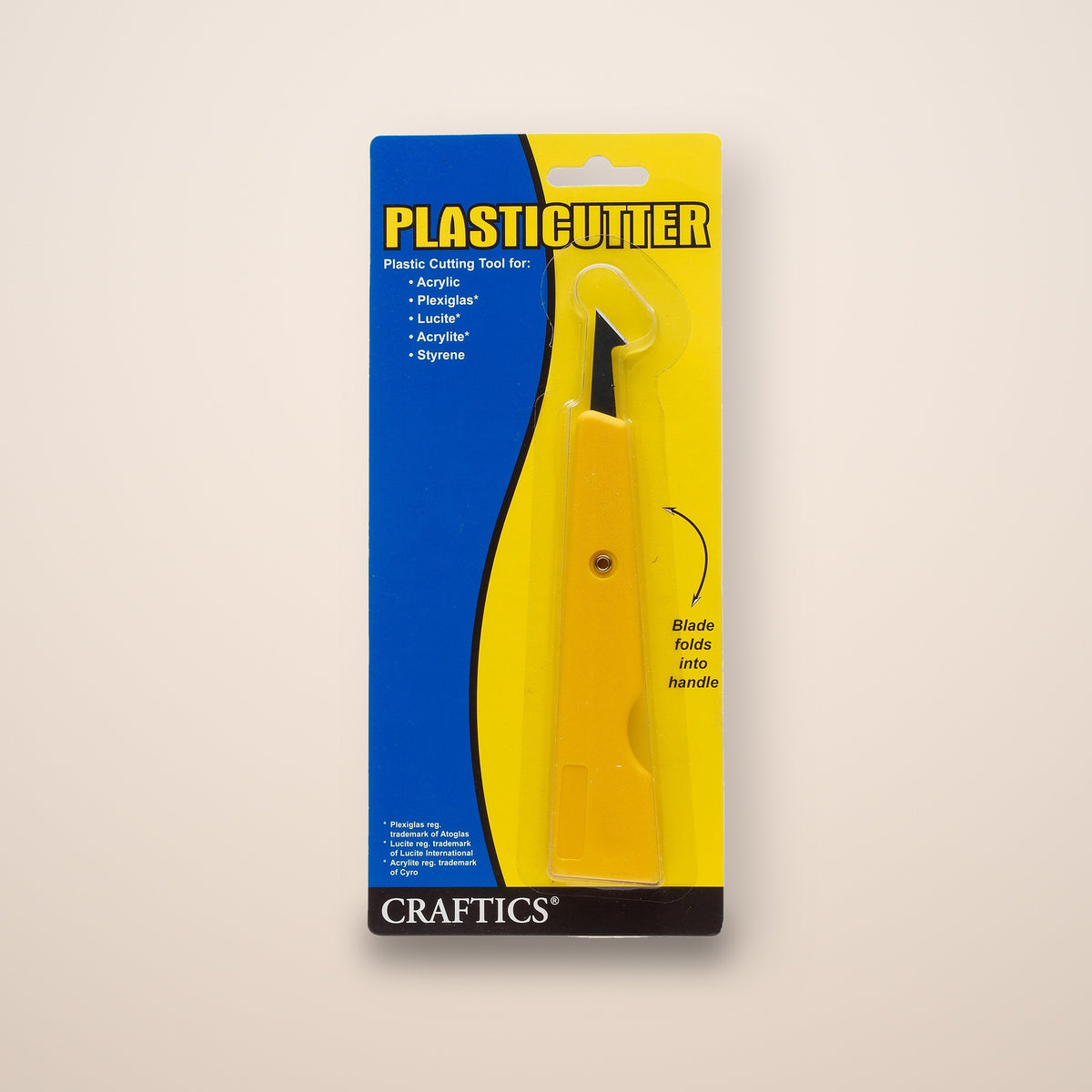 Craftics Plasticutter plastic cutting tool in package - Canal Plastics Center