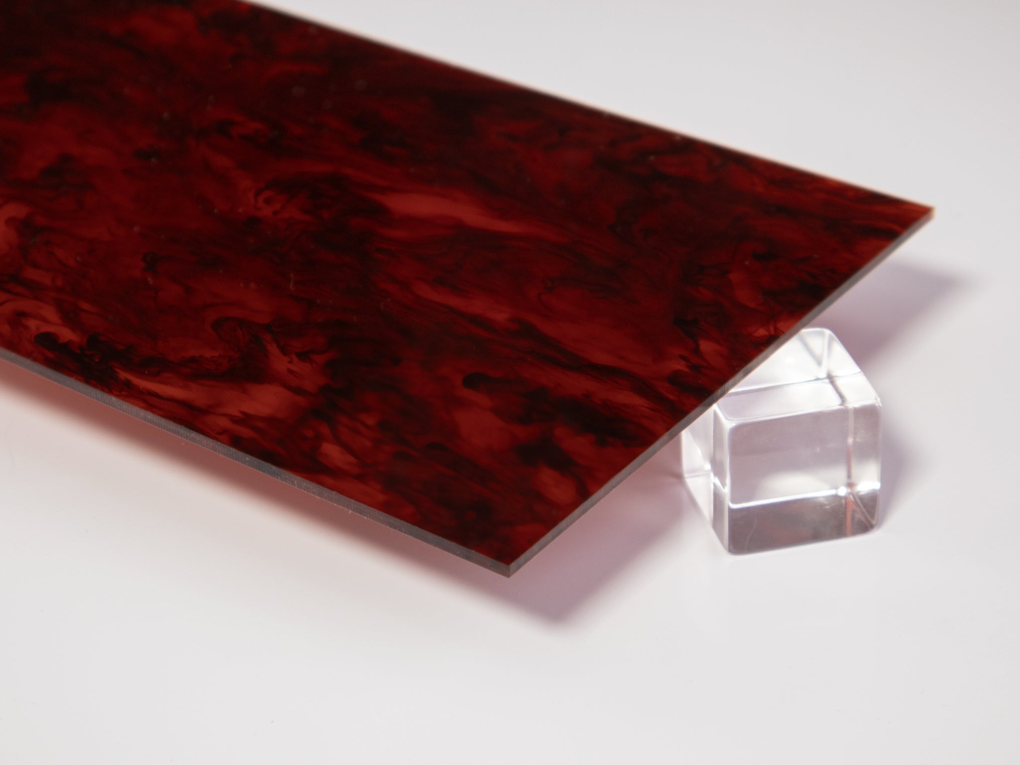 Fire Tortoise Shell Acrylic Plexiglass Sheet, Top view - Canal Plastics Center