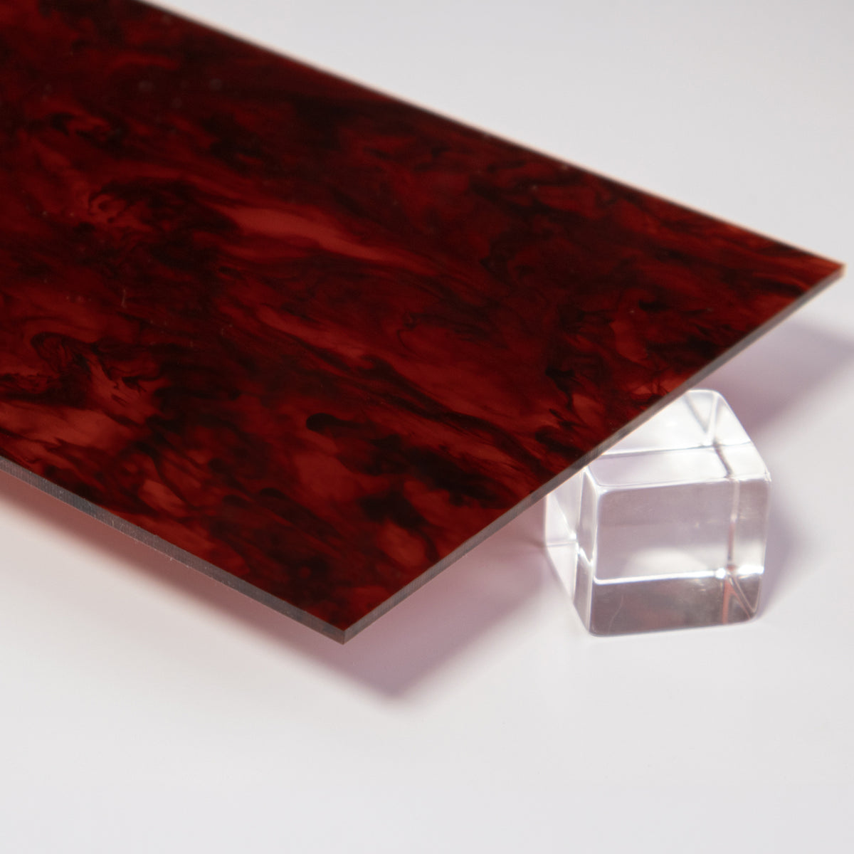 Fire Tortoise Shell Acrylic Plexiglass Sheet, Top view - Canal Plastics Center
