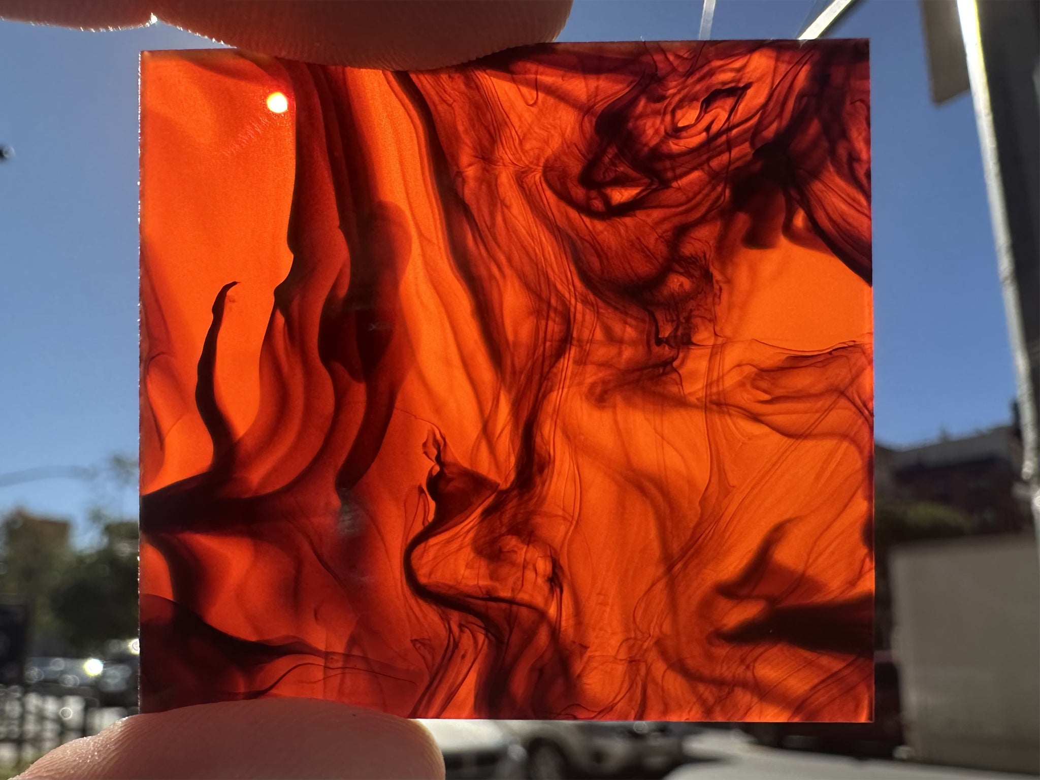 Canal Plastics Center's Fire Tortoise Shell acrylic brings a rich, vintage-inspired aesthetic to modern design. With its fiery amber tones and swirling patterns, it mimics the timeless elegance of natural tortoiseshell while offering the durability and versatility of acrylic.